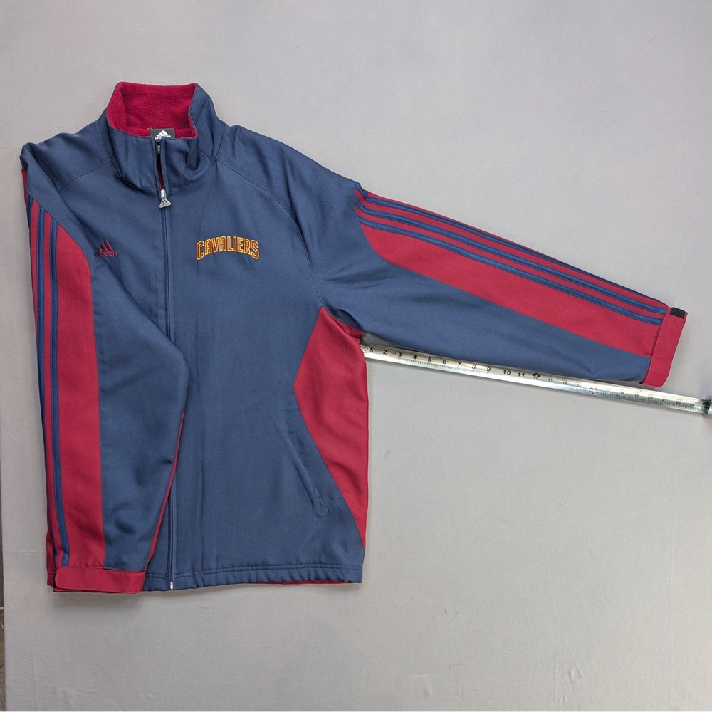 Adidas Cleveland Cavaliers Full Zip Fleece Lined Jacket - Picture 12 of 14